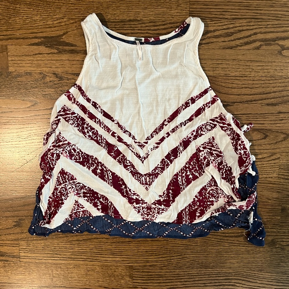 Free People Side-Tie Tank Top